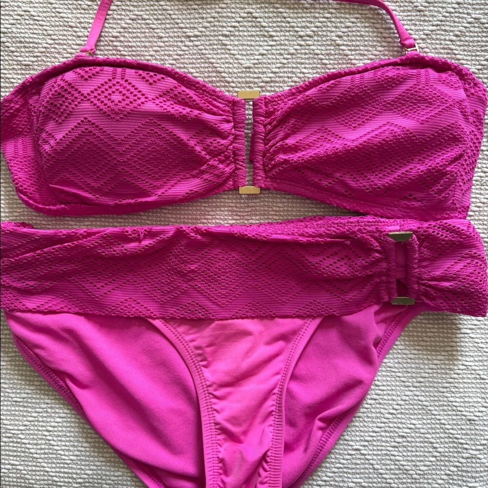 Apt 9 hot pink Bikini